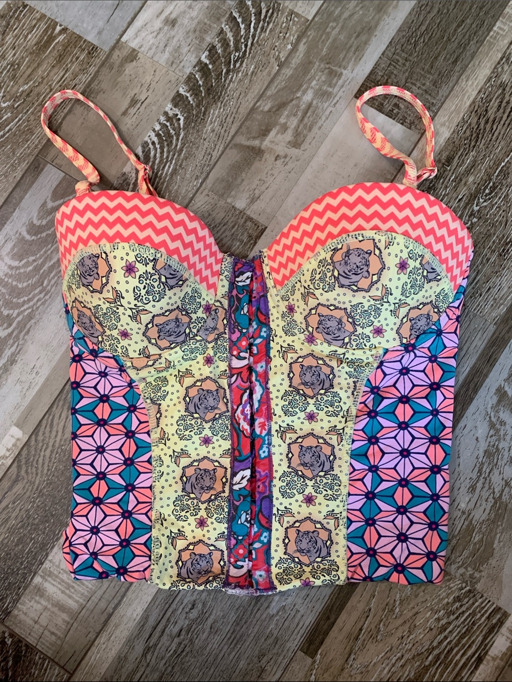 Maaji Corset Style Tankini Top